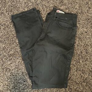 Wrangler Straight Fit Charcoal Pants, 30x32
